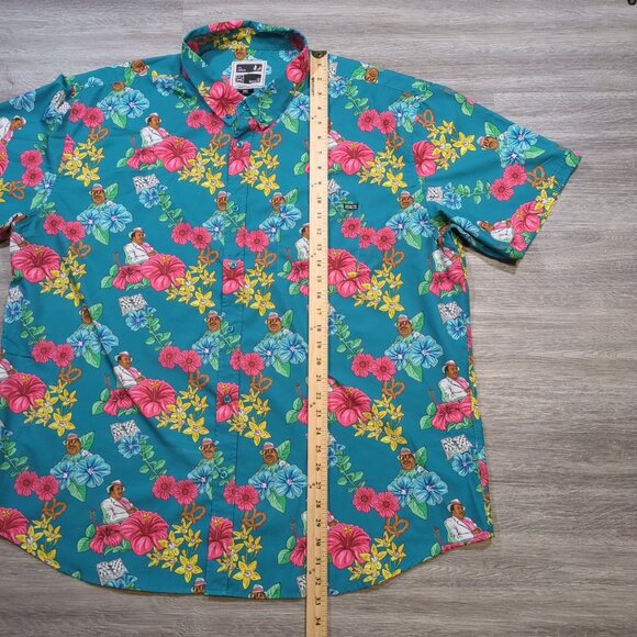 RSVLTS Florida Stanley Shirt The Office NBC Men's Size 3XL Stretch Hawaiian - Picture 11 of 11